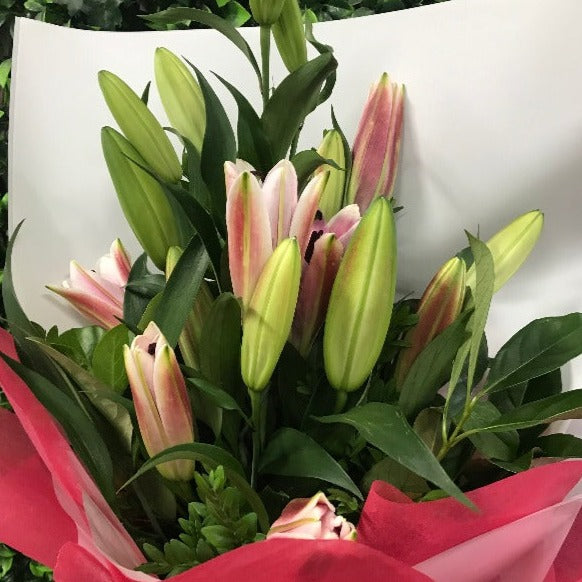 Bunch of Oriental Lilies