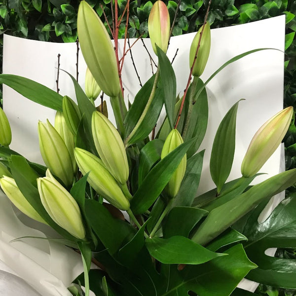 Bunch of Oriental Lilies