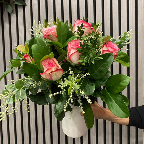 Bouquet of Roses in a Vase
