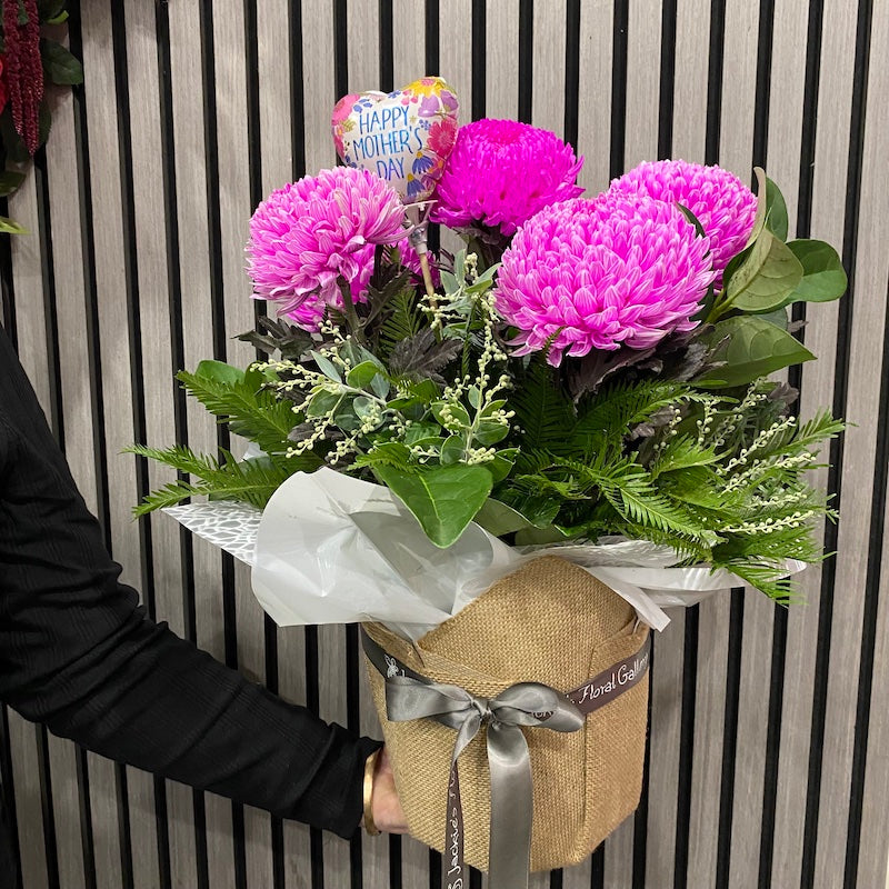 Chrysanthemums Boxed Arrangement